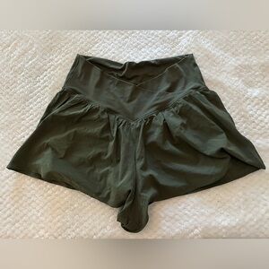 Aerie Pull on Flowy Shorts size XL